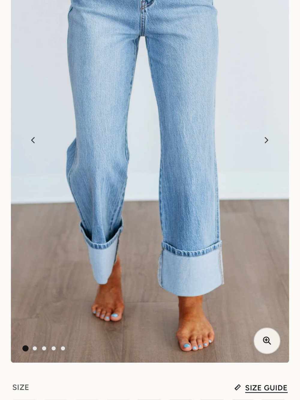 Vervet Gabby Jeans in Light Wash - Size 32
